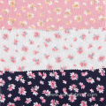 High Quality Print Pink Stretch Crepe Rayon Fabric